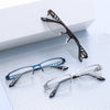 Fashion Men's Progressive Multifocal Anti-blue Light Discoloration Reading Glasses