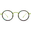 Eamon Titanium Round Glasses Frame