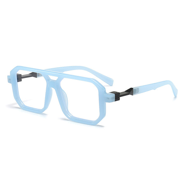 Spencer Irregular Hinged Leg Large Glasses Frame