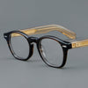 Rossi Retro Round Acetate Glasses Frame