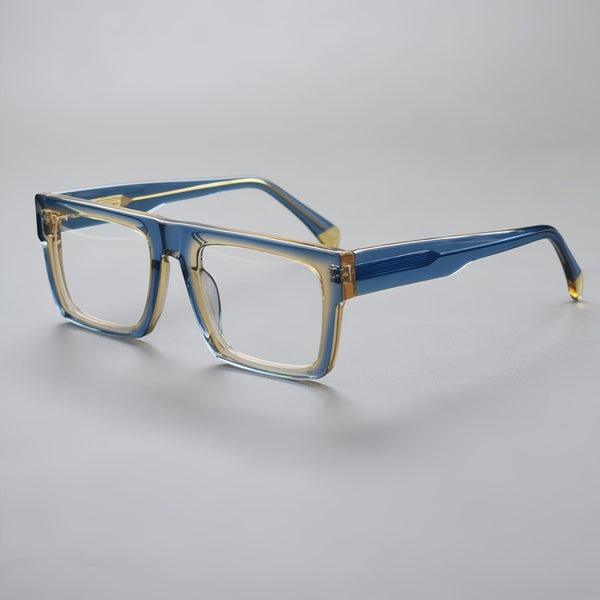 Roylan Retro Rectangle Acetate Glasses Frame