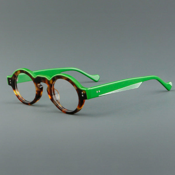 Jerry Vintage Acetate Round Glasses Frame