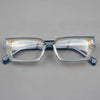 Piller Retro Rectangle Acetate Glasses Frame