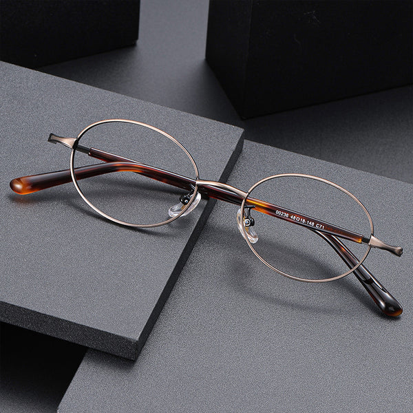 Tino Titanium Oval Glasses Frame