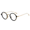 Schloss Titanium Vintage Round Eyeglasses Frame