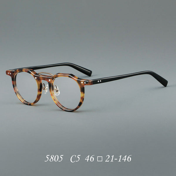 Cross-border new plate glasses, retro frames, Japanese glasses 5805 flat glasses, spot wholesale, can be matched with myopia