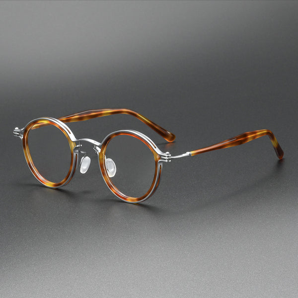 Tate Vintage Round Acetate Glasses Frame