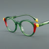 Crowe Vintage Acetate Round Eyeglasses Frame