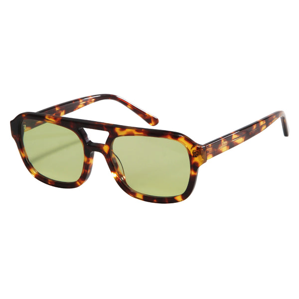 Huff Premium Series Double-bridge Retro Acetate Sunglasses