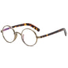 Farid Titanium Round Glasses Frame