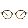 Dayna Titanium Vintage Round Eyeglasses Frames