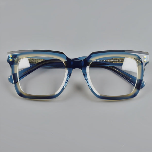 Tatt Retro Square Acetate Glasses Frame