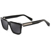 Sutton Premium Series Retro Rectangle Acetate Sunglasses