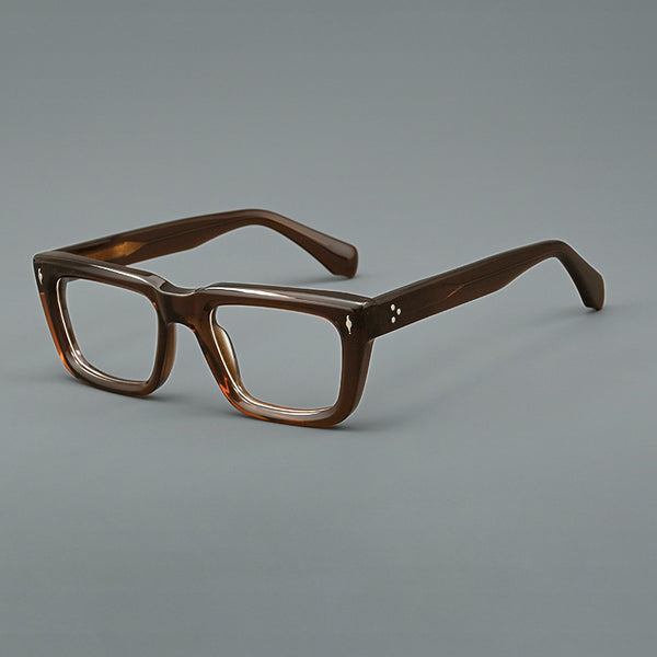 Sutton Retro Rectangle Acetate Glasses Frame