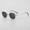 Burwell Titanium Vintage Eyeglasses Frame With Sunglasses Clips