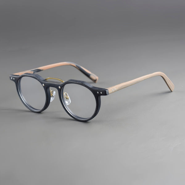 Ron Retro Round Acetate Glasses Frame