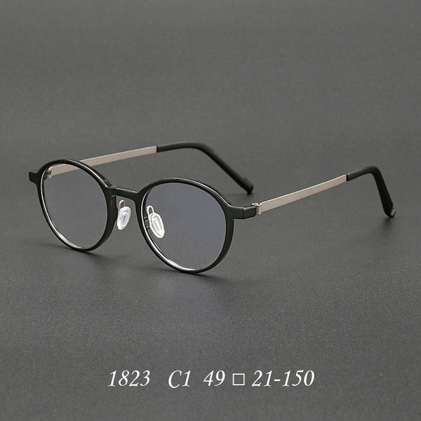 Noor Round Vintage TR90 Eyeglasses Frame