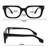 Cross-border thickened plate glasses frame niche retro square plate optical mirror fashionable men and women can wear myopia 11