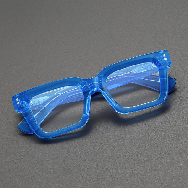 Len Vintage Square Acetate Glasses Frame