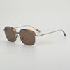 Naif Square Titanium Glasses Frame With Magnetic Sunglasses Clips