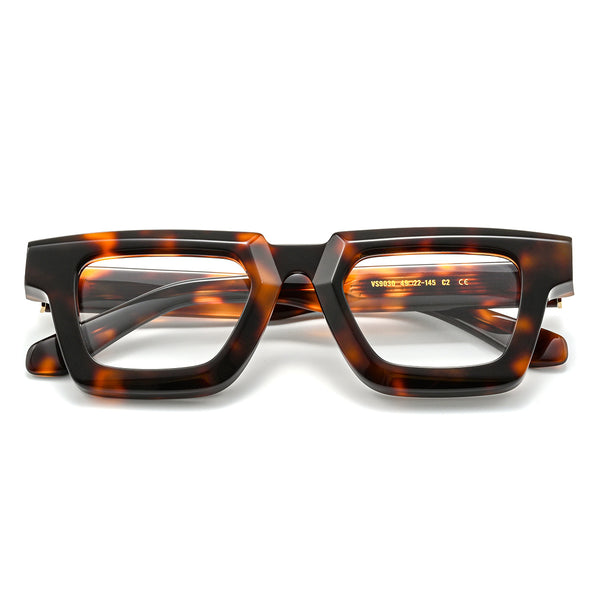 Quillen Retro Rectangle Acetate Glasses Frame