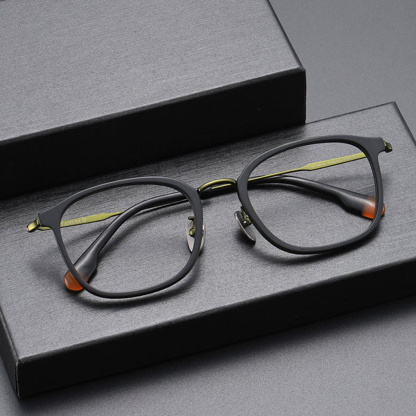 Carson Retro Titanium Acetate Glasses Frame