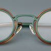 New plate small round frame glasses V17 retro eye frame metal flat light Danyang spot wholesale, can be equipped with reading glasses