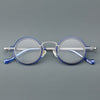 New plate small round frame glasses V17 retro eye frame metal flat light Danyang spot wholesale, can be equipped with reading glasses