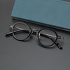 Zarek Titanium Vintage Round Eyeglasses Frames