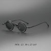 High-end niche magnetic glasses 5976 retro fashion old small round frame glasses frame Danyang spot wholesale can be matched