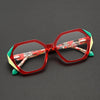 Eaddy Retro Geometric Acetate Eyeglasses Frame