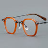 Vroma Retro Square Plate Glasses Frame