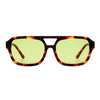Huff Premium Series Double-bridge Retro Acetate Sunglasses
