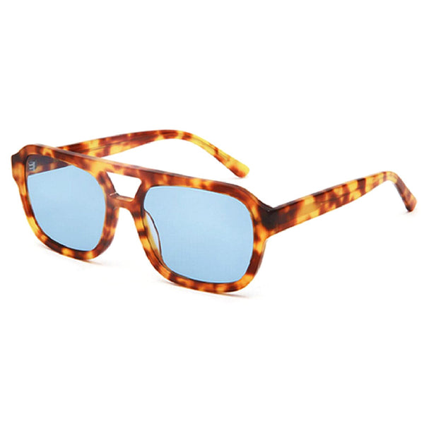 Huff Premium Series Double-bridge Retro Acetate Sunglasses