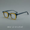 New retro plate glasses 30112 fashion spell material frame Danyang spot wholesale can be matched with myopia presbyopia