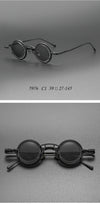 High-end niche magnetic glasses 5976 retro fashion old small round frame glasses frame Danyang spot wholesale can be matched