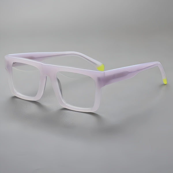 Roylan Retro Rectangle Acetate Glasses Frame
