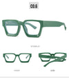 New fashionable anti-blue glasses 22902 trendy square frame myopia glasses frame versatile simple flat glasses for men and women