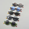Macon Premium Series Round Acetate Personalized Sunglasses