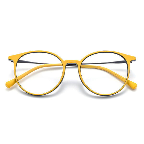 Woody Vintage TR90 Round Eyeglasses