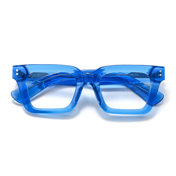 Len Vintage Square Acetate Glasses Frame