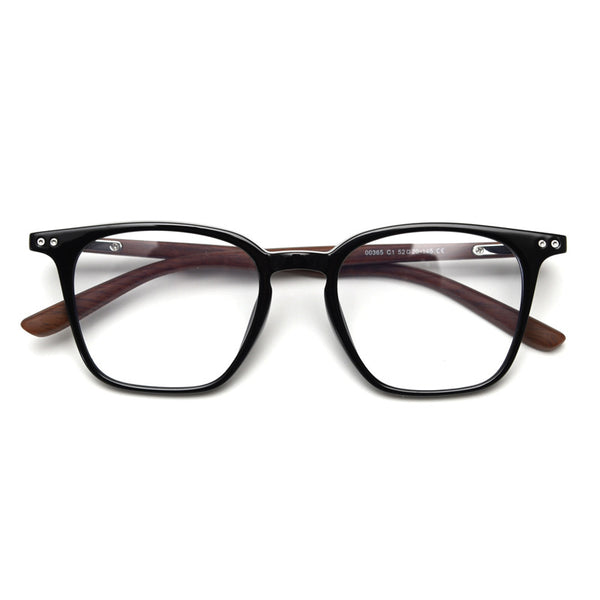 0365 new Japanese and Korean retro square personalized TR90 myopia glasses frame men's and women's literary flat mirror holder can be matched with degrees