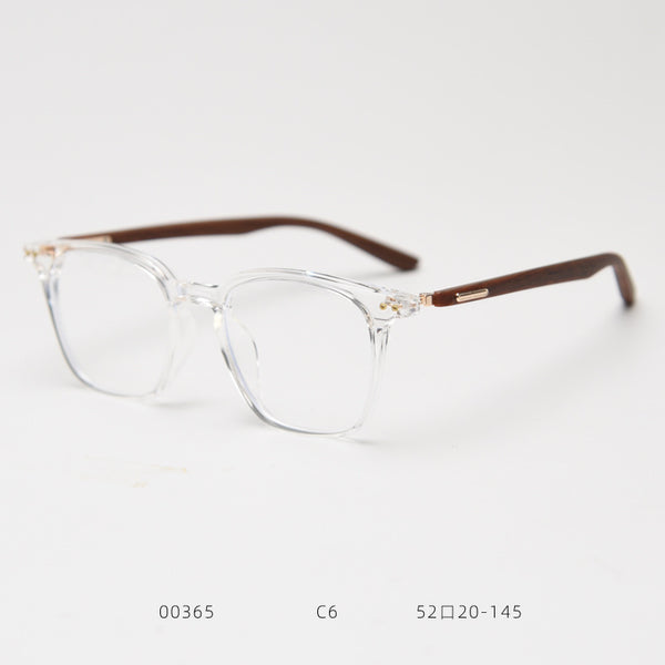 0365 new Japanese and Korean retro square personalized TR90 myopia glasses frame men's and women's literary flat mirror holder can be matched with degrees
