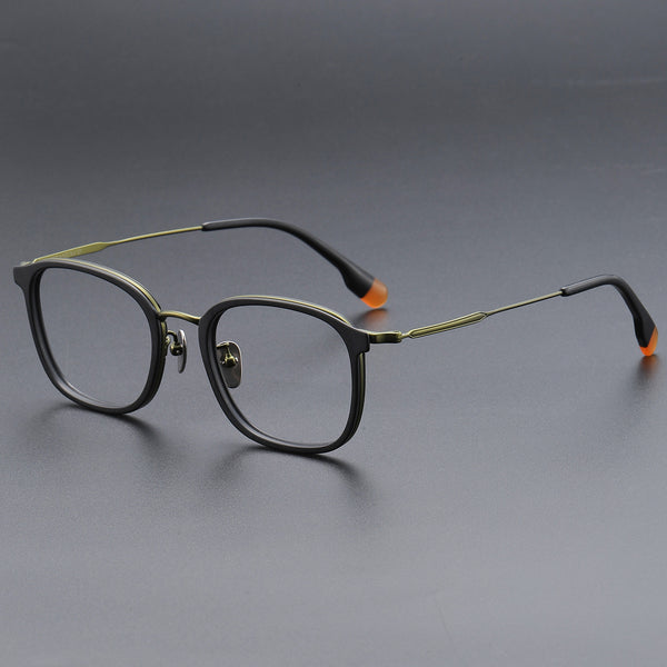 Carson Retro Titanium Acetate Glasses Frame