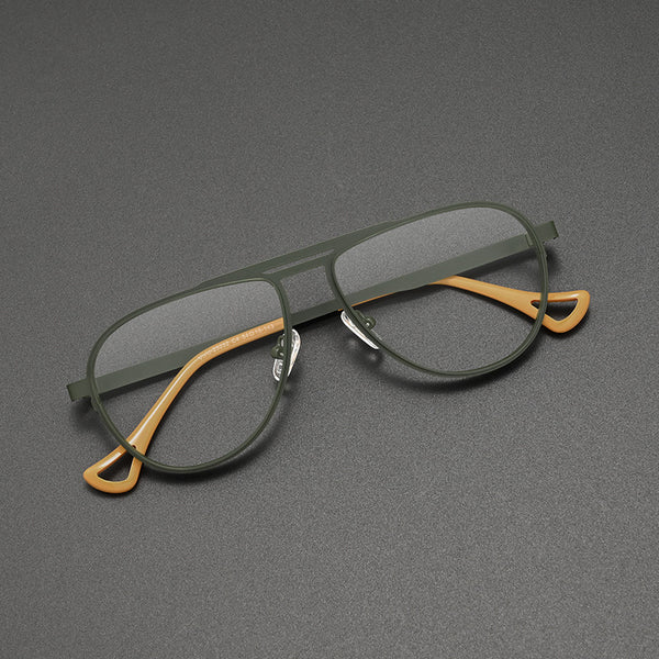 Sax Vintage Alloy Eyeglasses Frame
