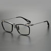 Hudon Versatile Rectangle Pure Titanium Glasses Frame