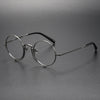 Kadir Titanium Vintage Round Eyeglasses Frames
