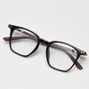 0365 new Japanese and Korean retro square personalized TR90 myopia glasses frame men's and women's literary flat mirror holder can be matched with degrees