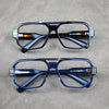 Raef Acetate Aviator Square Glasses Frames