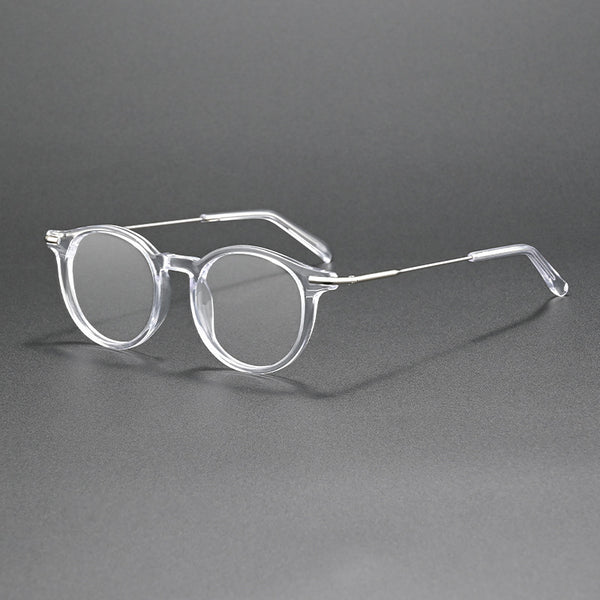 Carl Titanium Vintage Oval Eyeglasses Frames